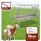 Heavy Duty Steel Hay Feeder for Goats (Outdoor Use)