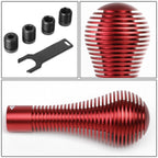 NRG 115mm Red Heat Sink Bubble Head Shift Knob for Universal Vehicles (2010–2023)