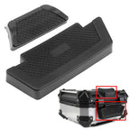 Black Rear Saddlebag Trunk Passenger Backrest Pad for Motorcycle