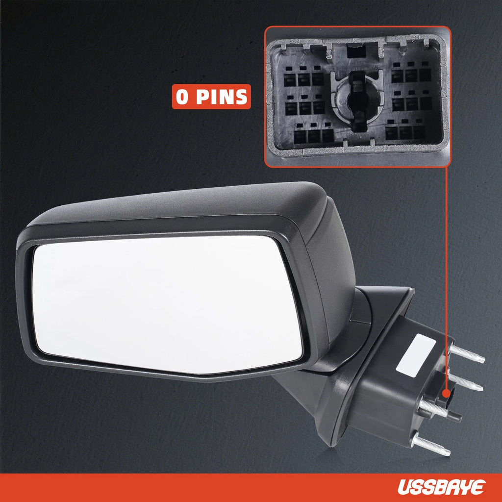 Side Mirror for Chevy Silverado 1500 (2019–2024) Manual Fold Left 0 Pin