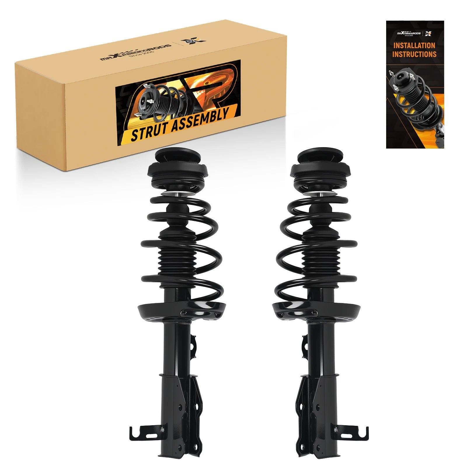 Pair Front Complete Struts Shocks for Buick LaCrosse Allure (2010–2016)