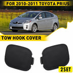 Set of 2 Front Bumper Tow Eye Cap Covers for Toyota Prius (2010–2011)