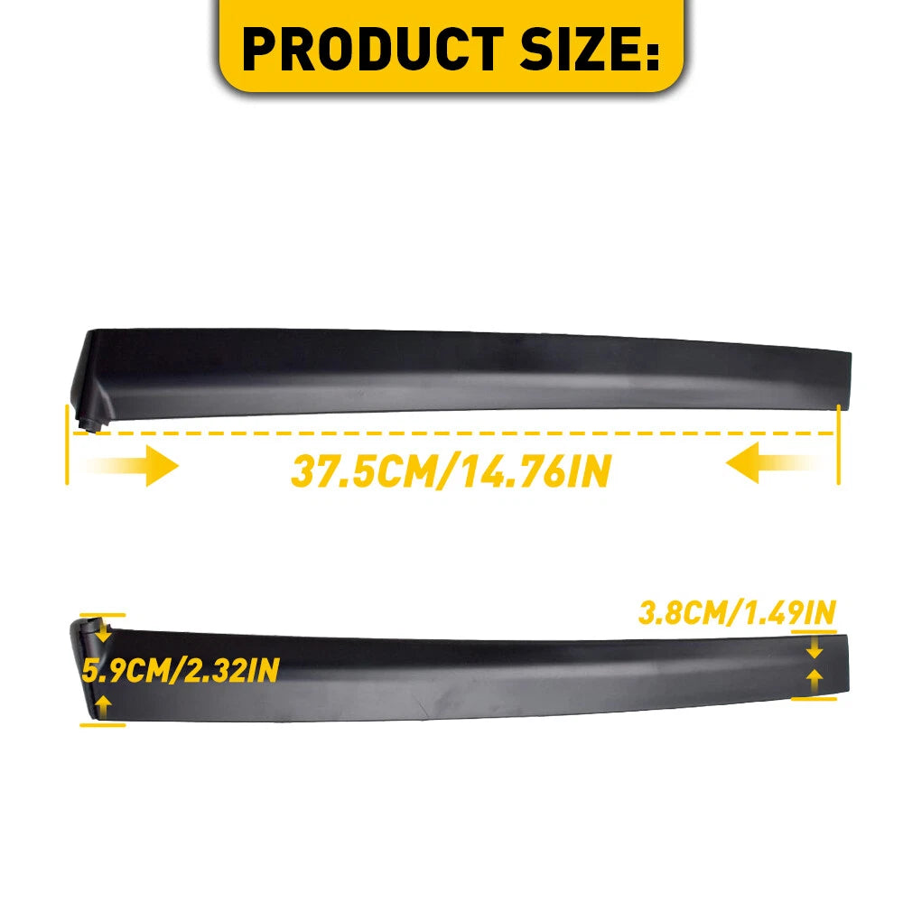 Set of 2 Door Garnish Trim Pillar Sash for Honda Civic (1992–1995)