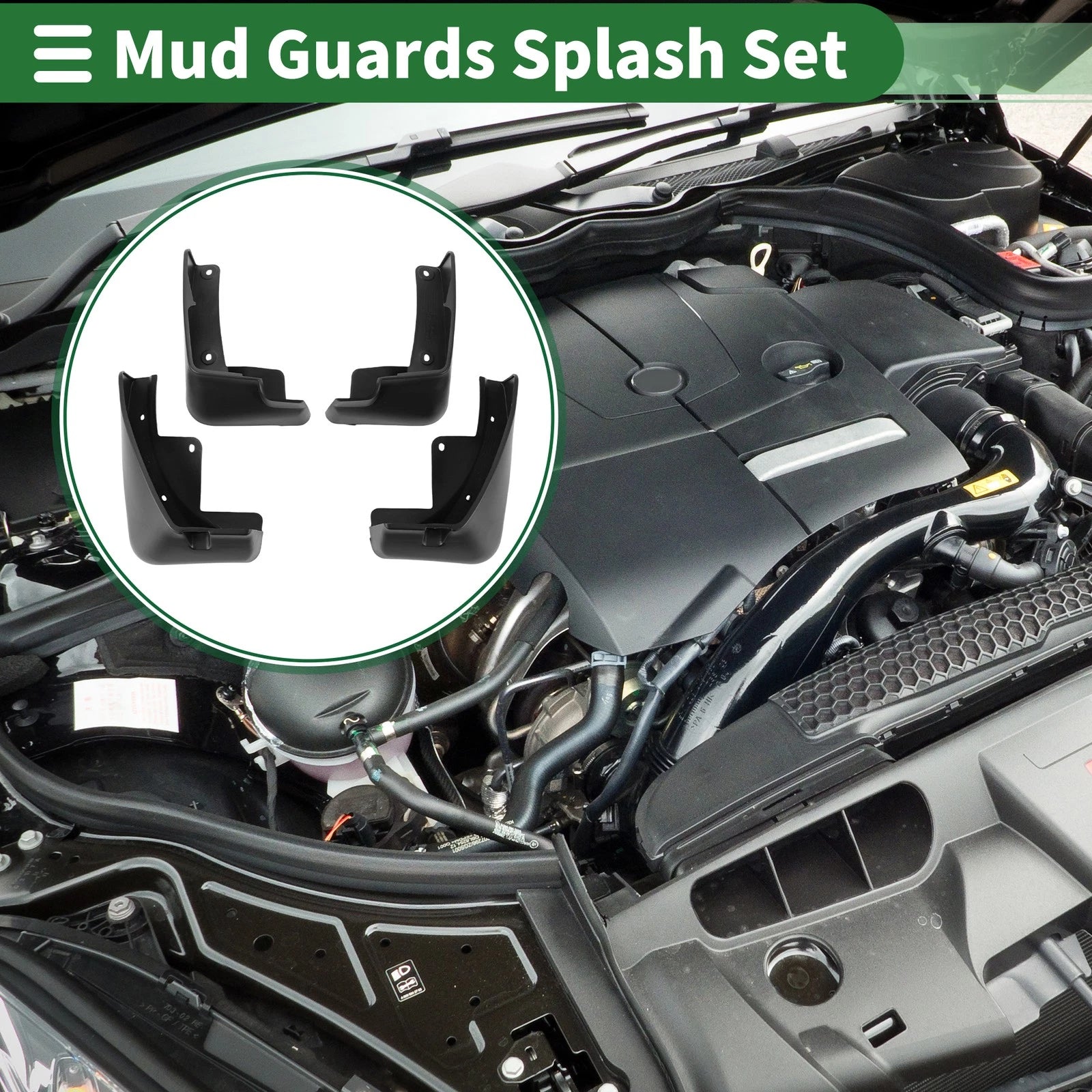 Set of 4 Mud Flaps Splash Guards for Nissan Sylphy (2020–2022)