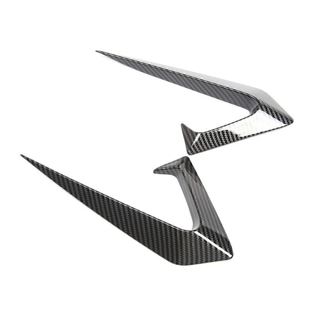 2X Camera Protection Cover Trim for Tesla Model 3 (2017–2021) Gloss Carbon Fiber
