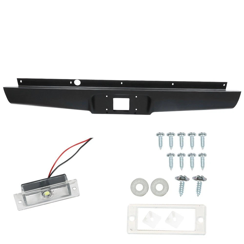 Rear Steel Bumper Roll Pan for GMC Canyon/Chevy Colorado (2004–2012)