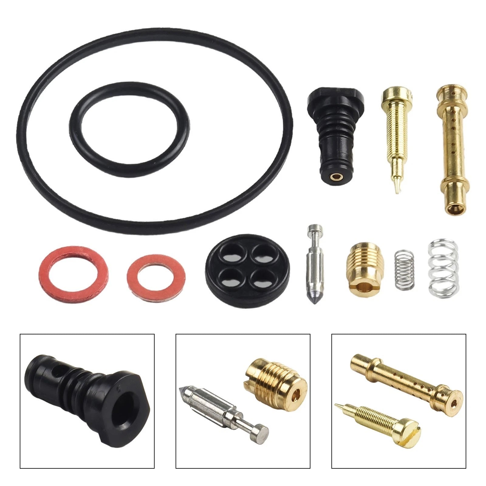 Carburetor Rebuild Kit for GX160 GX200 5.5HP 6.5HP (16010-ZE1-812)