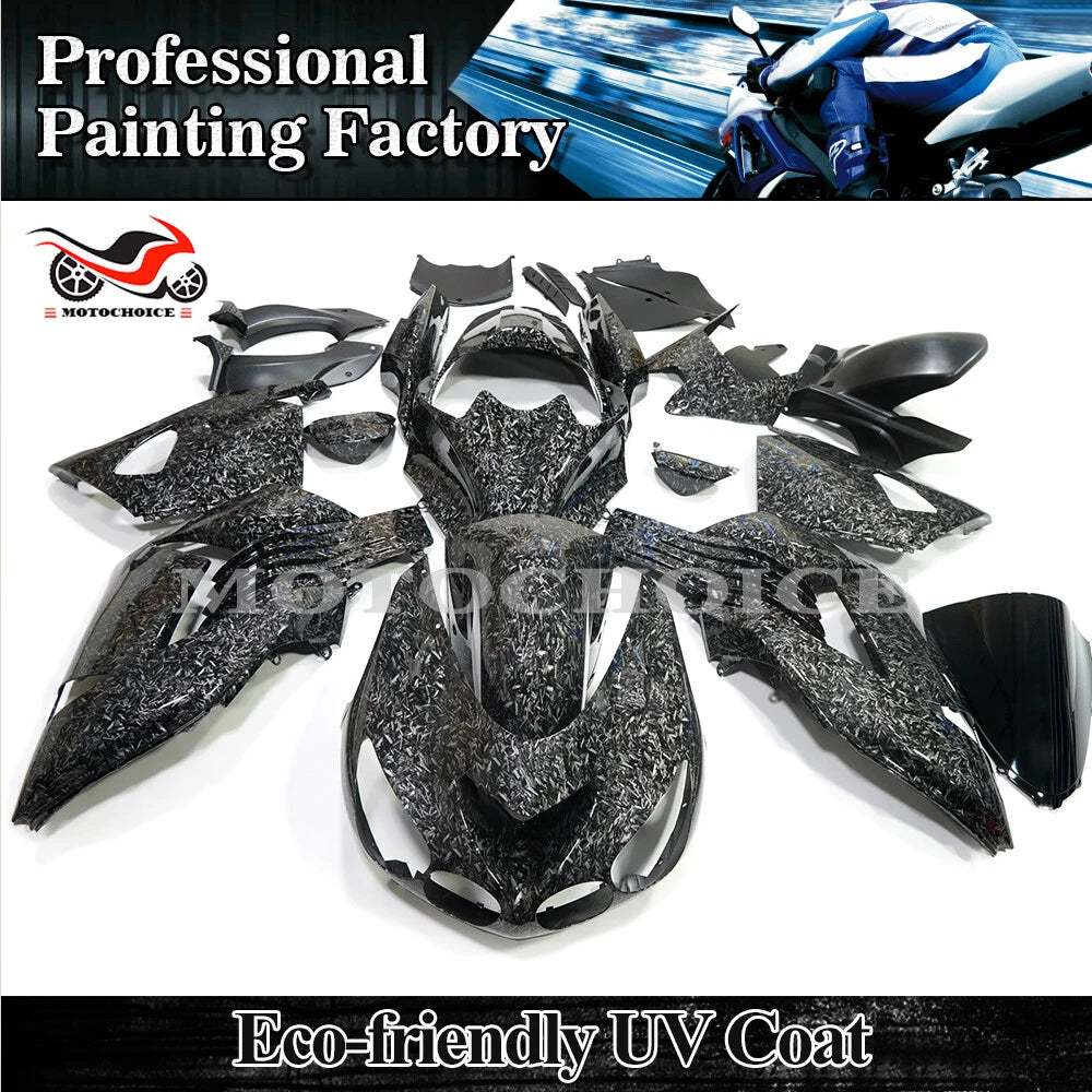 Forged Carbon Fiber Fairing Kit for Kawasaki Ninja ZX14 (2006–2011)
