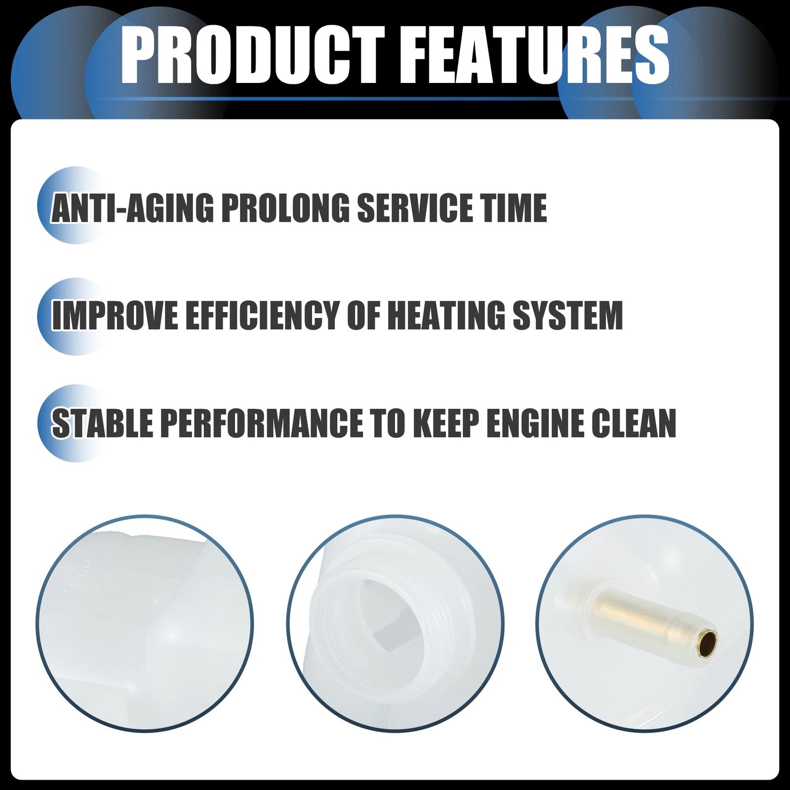 Coolant Expansion Overflow Tank No. 96553255/96813425 for Chevrolet Optra (2004–2005)