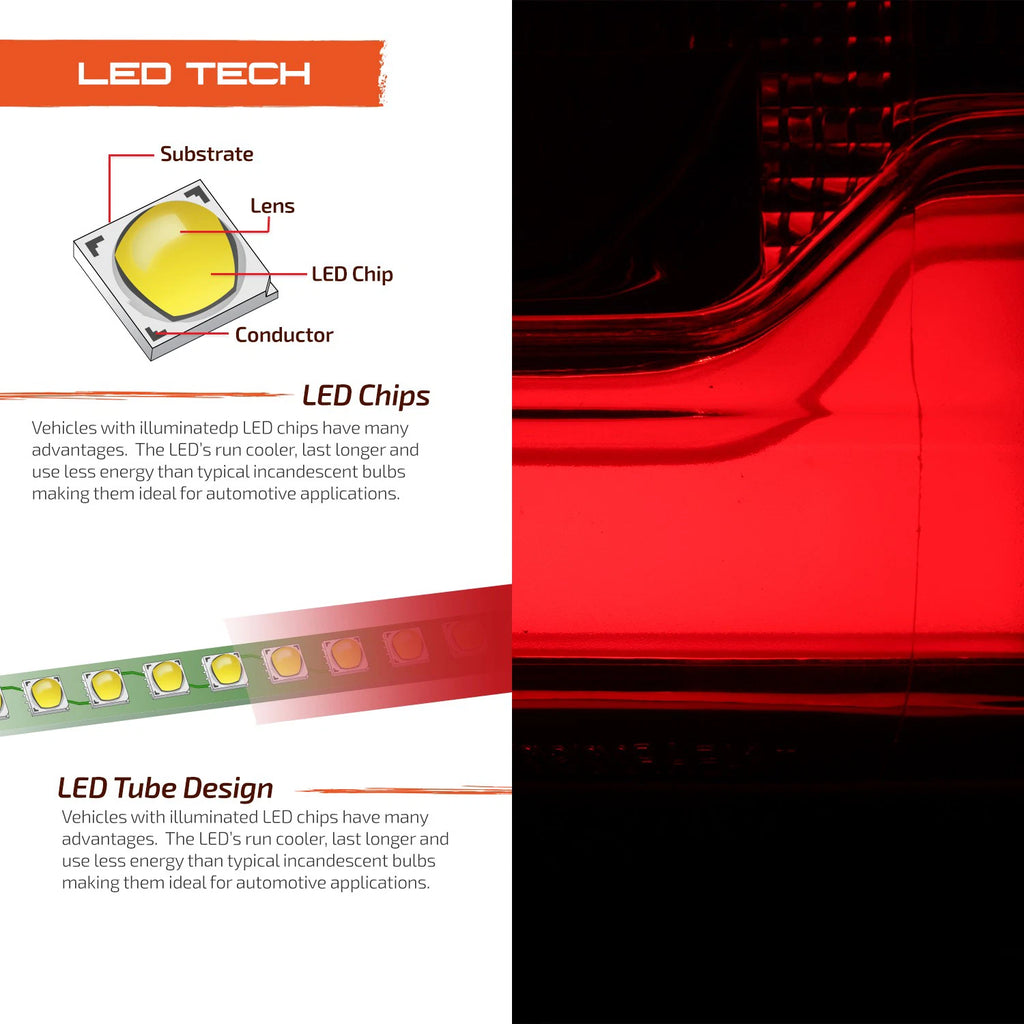 LED Tail Light Inner & Outer for Chevy Traverse (2018–2021) Left Driver Side