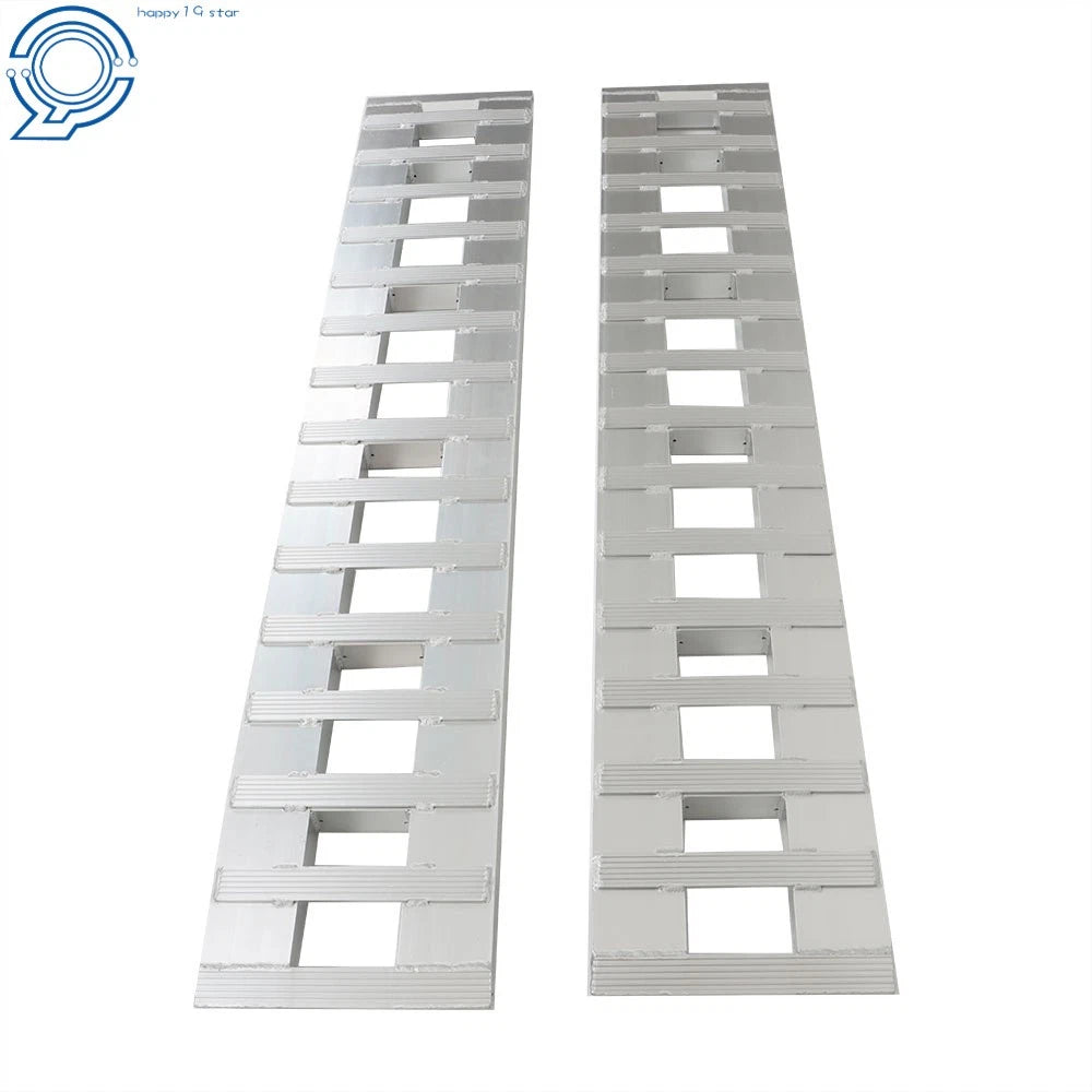 84" x 15" Aluminum Trailer Ramps for Trucks and Cars