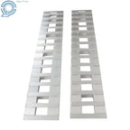 84" x 15" Aluminum Trailer Ramps for Trucks and Cars