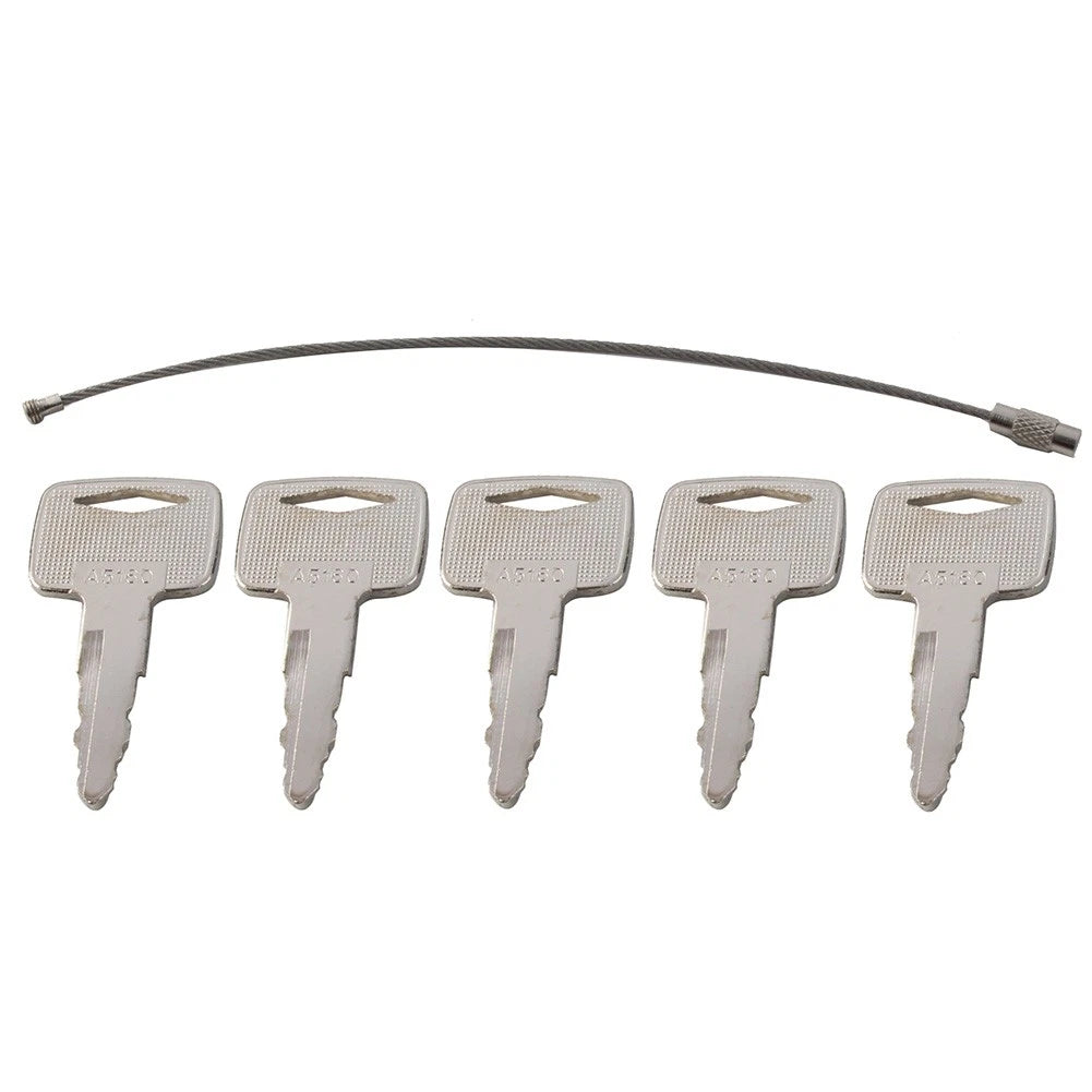 Set of 5 Ignition Keys for Mitsubishi Caterpillar (A5160, 91A07-01910)