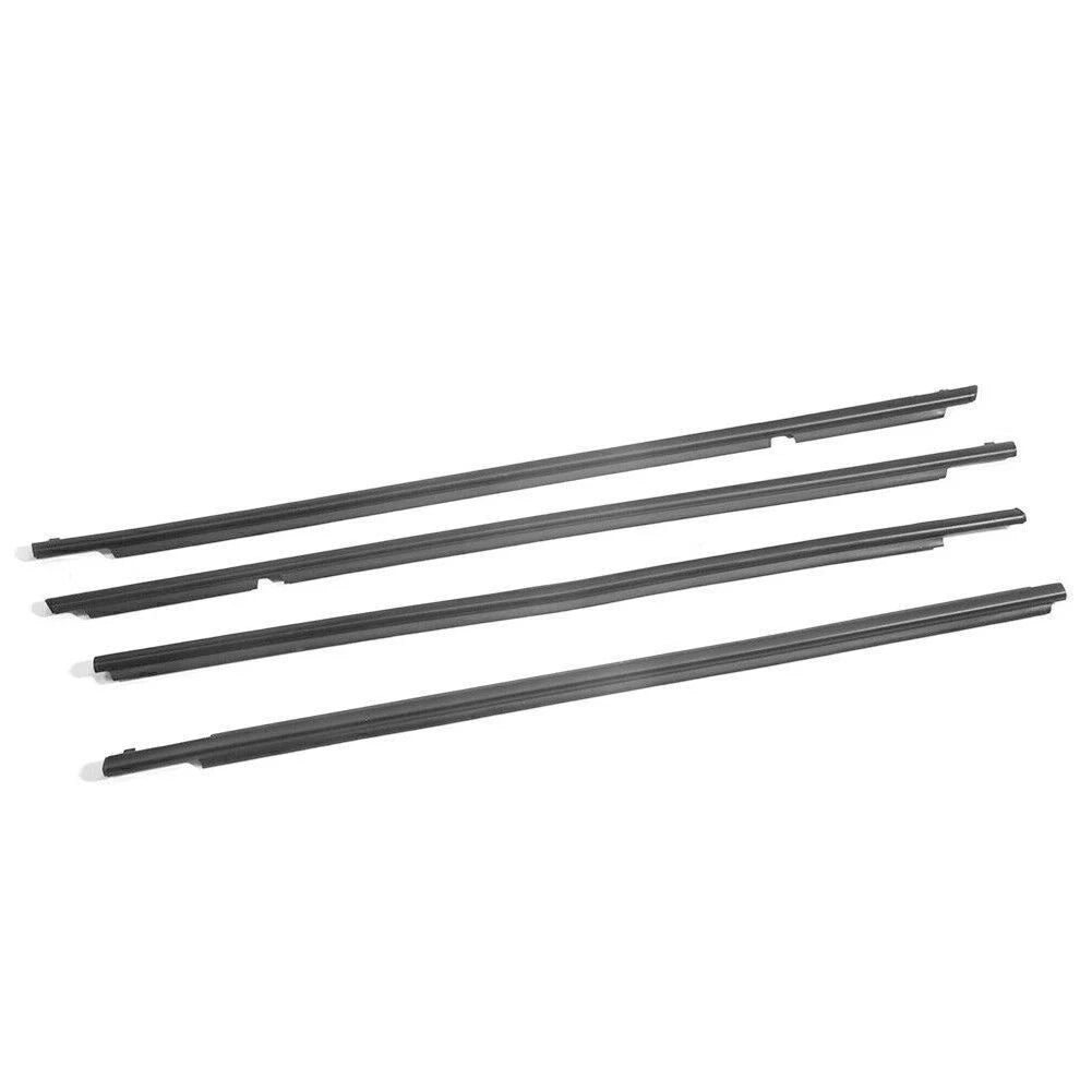 Set of 4 Door Window Trim Moulding Seal Belt Weatherstrip for Toyota RAV4 (2006–2012)