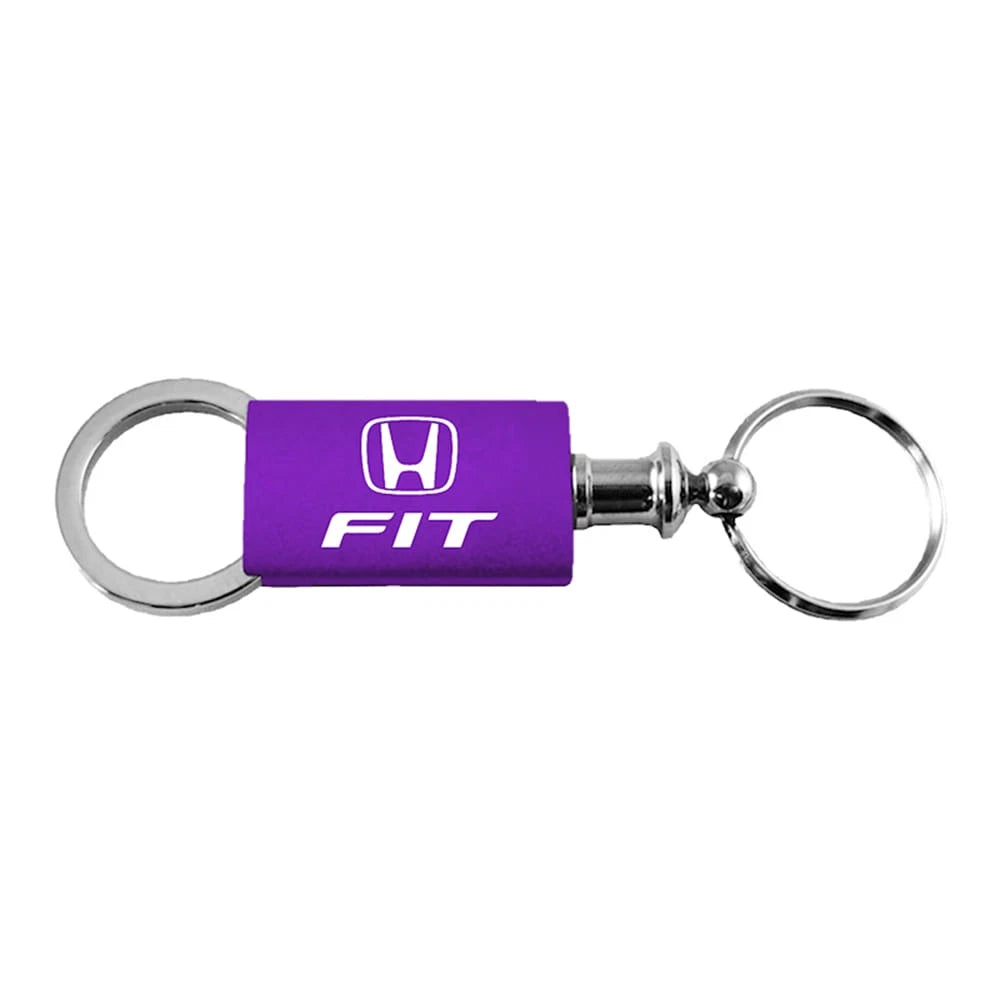 Purple Anodized Aluminum Valet Keychain - Officially Licensed for Honda Fit