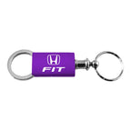 Purple Anodized Aluminum Valet Keychain - Officially Licensed for Honda Fit