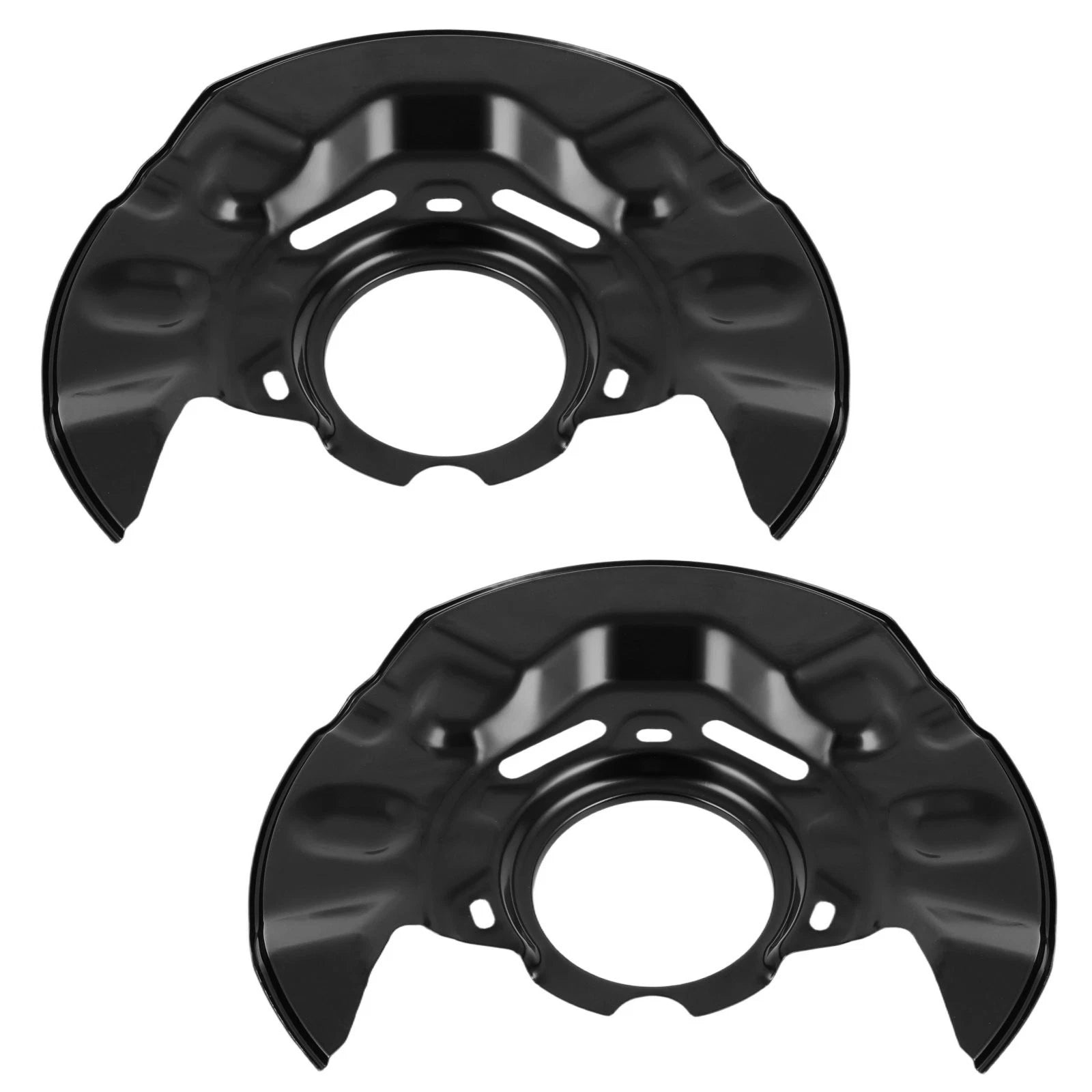 Set of 2 Front Brake Dust Shields for Toyota Corolla Matrix (2003–2008)
