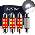 Set of 4 Auxito LED Dome Lamps for Various Vehicles 