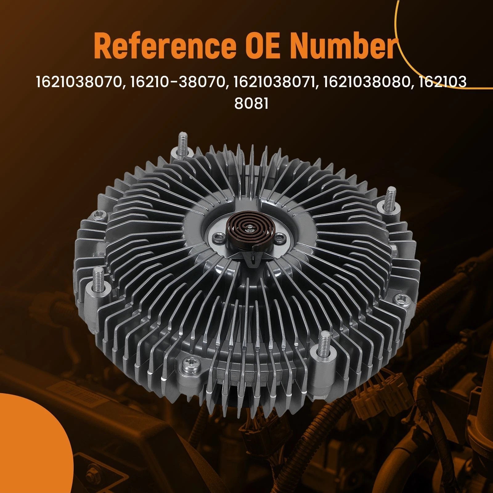 Fan Clutch for Lexus Tundra Sequoia GX460 LX570 Land Cruiser (2007–2021)