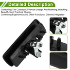 Exterior Door Handle for Chevrolet Astro (1992–2005) Black Front Left ABS