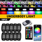 2X White LED Rock Light for Offroad SUV Pickup