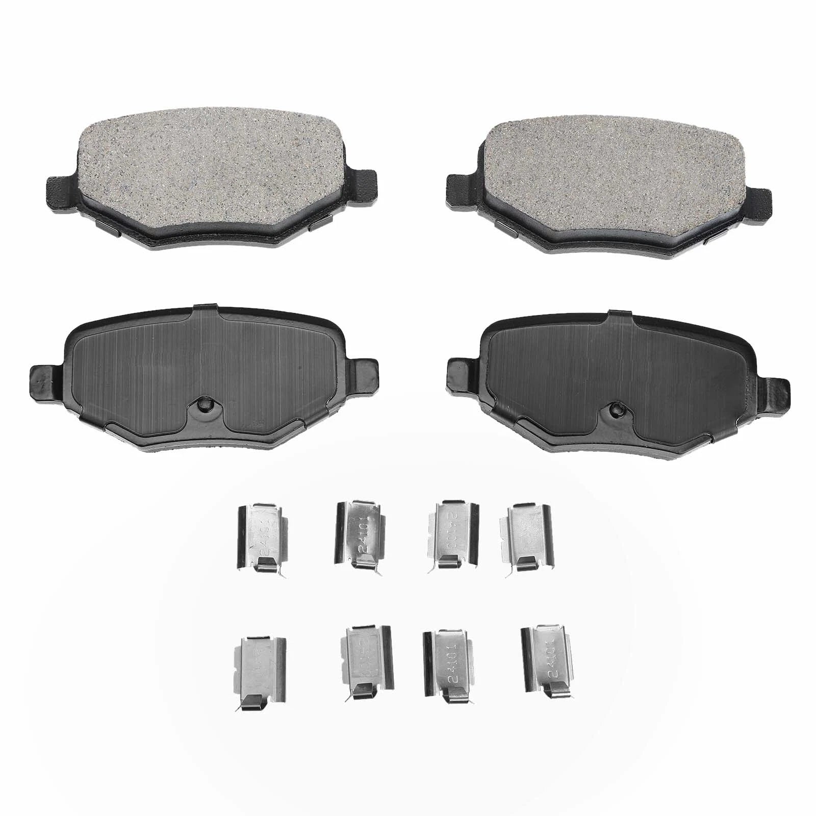 Rear Disc Brake Rotors & Ceramic Pads for Ford Explorer Flex (2015–2019)