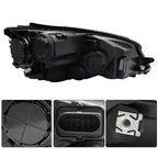 Headlight Assembly for Volkswagen Golf (2015–2017) Left+Right Halogen