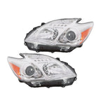 Set of 2 Projector Headlights for Toyota Prius (2010–2015)