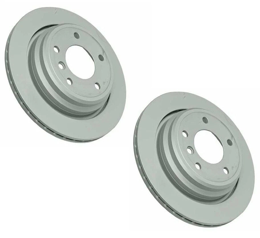 Set of 2 Rear Zimmermann Brake Disc Rotors 298X20mm for BMW E39 (1996–2003)
