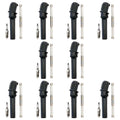 Set of 10 Denso Standard Spark Plugs & Coil Boots for E-350 Club Wagon (1992–2005)