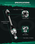 FWD CV Axle Shaft for Honda Odyssey 3.5L (2011–2017)