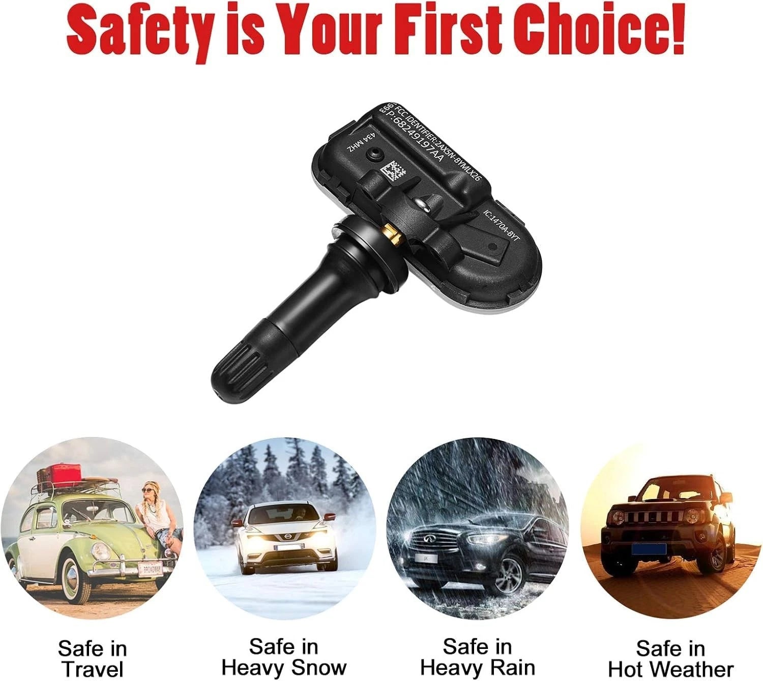 TPMS for Ram 3500 2014–2024, Ram 1500 Classic 2019–2021 68249197AA
