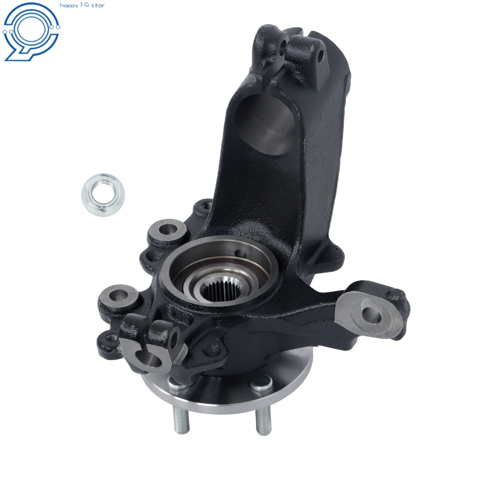 Front Steering Knuckle & Wheel Bearing Hub Assembly for Ford Focus (2000–2011)