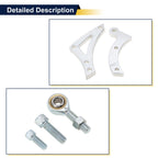 Generator Mount for Chrysler Dodge (1970–2024) Silver Tone Metal Set of 1