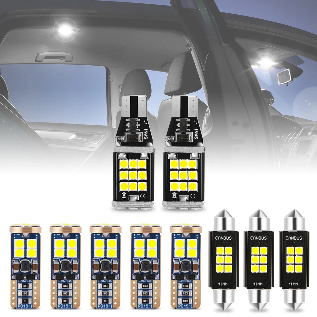 Set of 10 LED Dome License Plate Light Bulbs for Ford F-150 (2009–2014)
