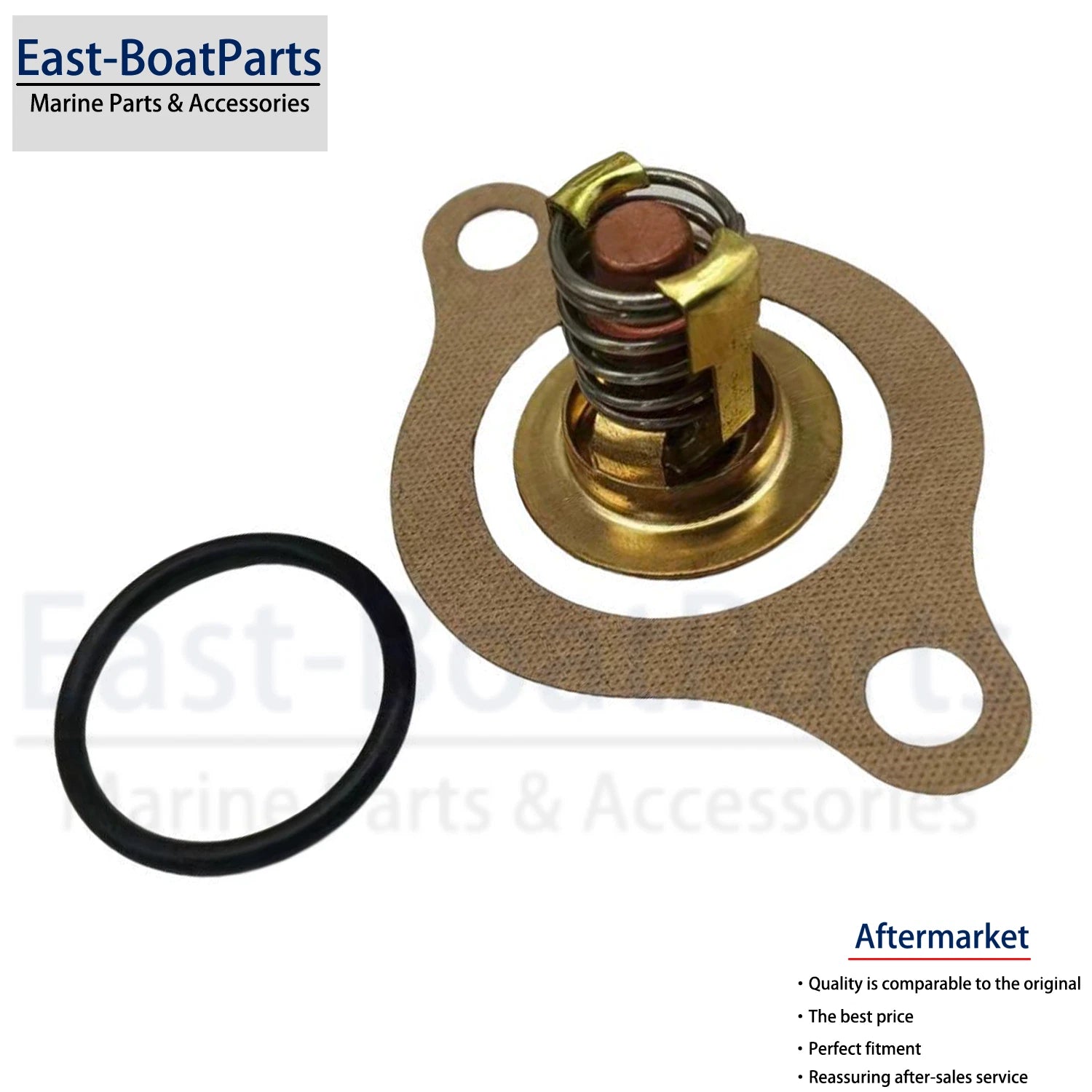 Thermostat Kit Gasket for OMC Stern Drive 574 744 754 824 (Models 18-3676 3853983)