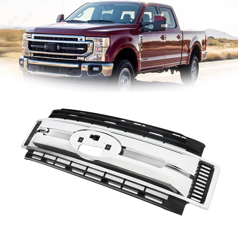 Front Grille for Ford F250 F350 (2017–2019) Chrome