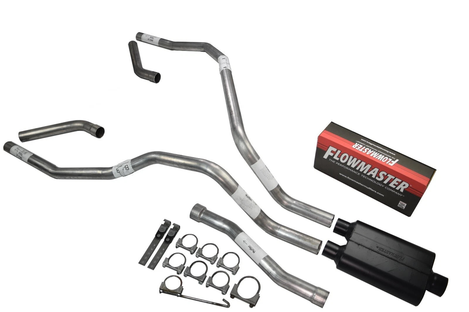 Dual Exhaust 2.5" Flowmaster Super 44 for Nissan Titan (2004–2006)