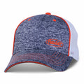 Peterbilt Motors Hat for Peterbilt Trucks (Spaced Dyed Trucker, Heathered Blue)