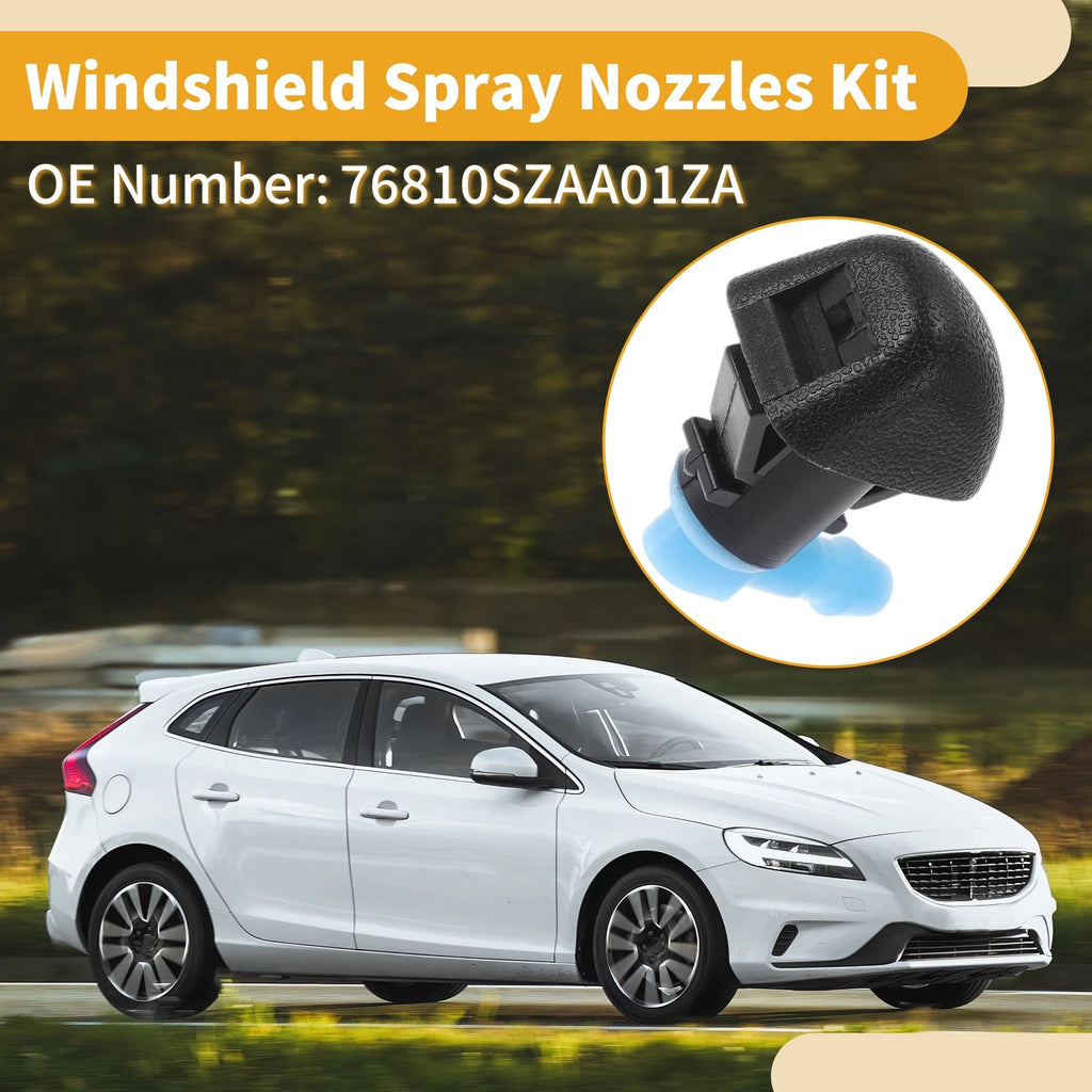 Windshield Washer Nozzle Kit for Honda Pilot (2009–2014) No. 76810SZAA01ZA w/ Gaskets