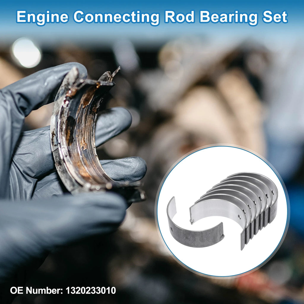 Set of 8 Connecting Rod Bearings for Toyota Carina (No.1320233010)