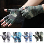 Fishing Gloves for Unisex (UPF 50+, Fingerless, Non-Slip Grip)