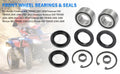 Front Wheel Bearings Seals Kit for Honda Foreman Rubicon 500 (2005–2014)