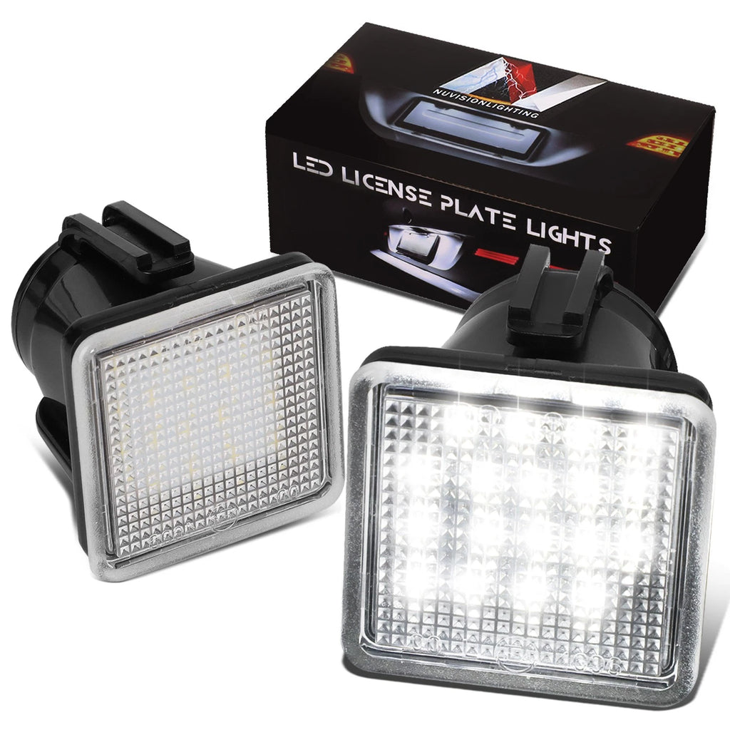 2X LED License Plate Lights for Toyota Tundra Tacoma (2004–2021)