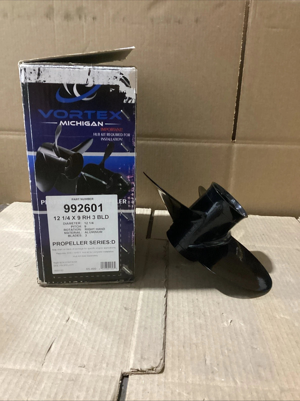 Vortex 3 Blade Propeller 12-1/4x9P for Michigan Wheel (992601)