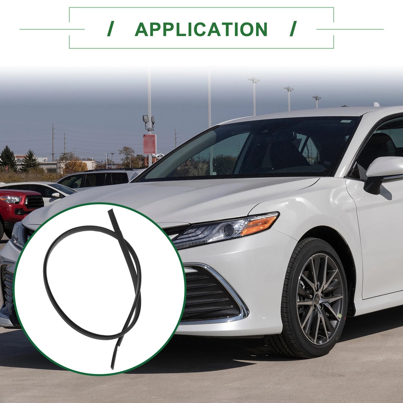 Left Side Roof Sealing Strip Sunroof Trim No. 7555606080 for Toyota Camry (2012–2017)