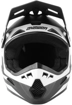 AR1 Sweep Helmet for Motorcycle (2XL) - Black/White