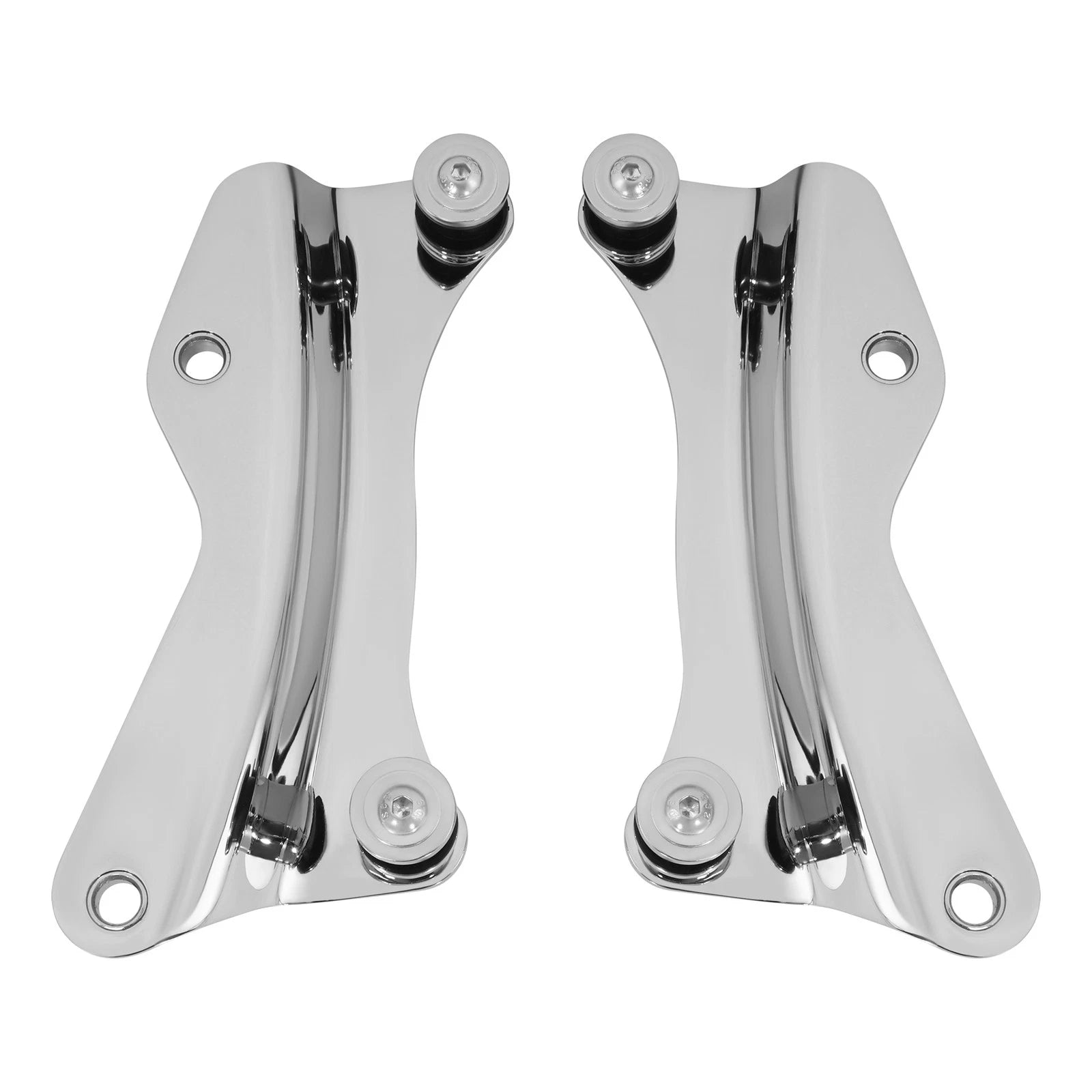 Chrome Luggage Rack & Docking Hardware Kit for Harley Road Glide (2014–2023)