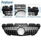 Front Upper Bumper Grille for Mercedes-Benz SLK200 (2000–2004) Chrome