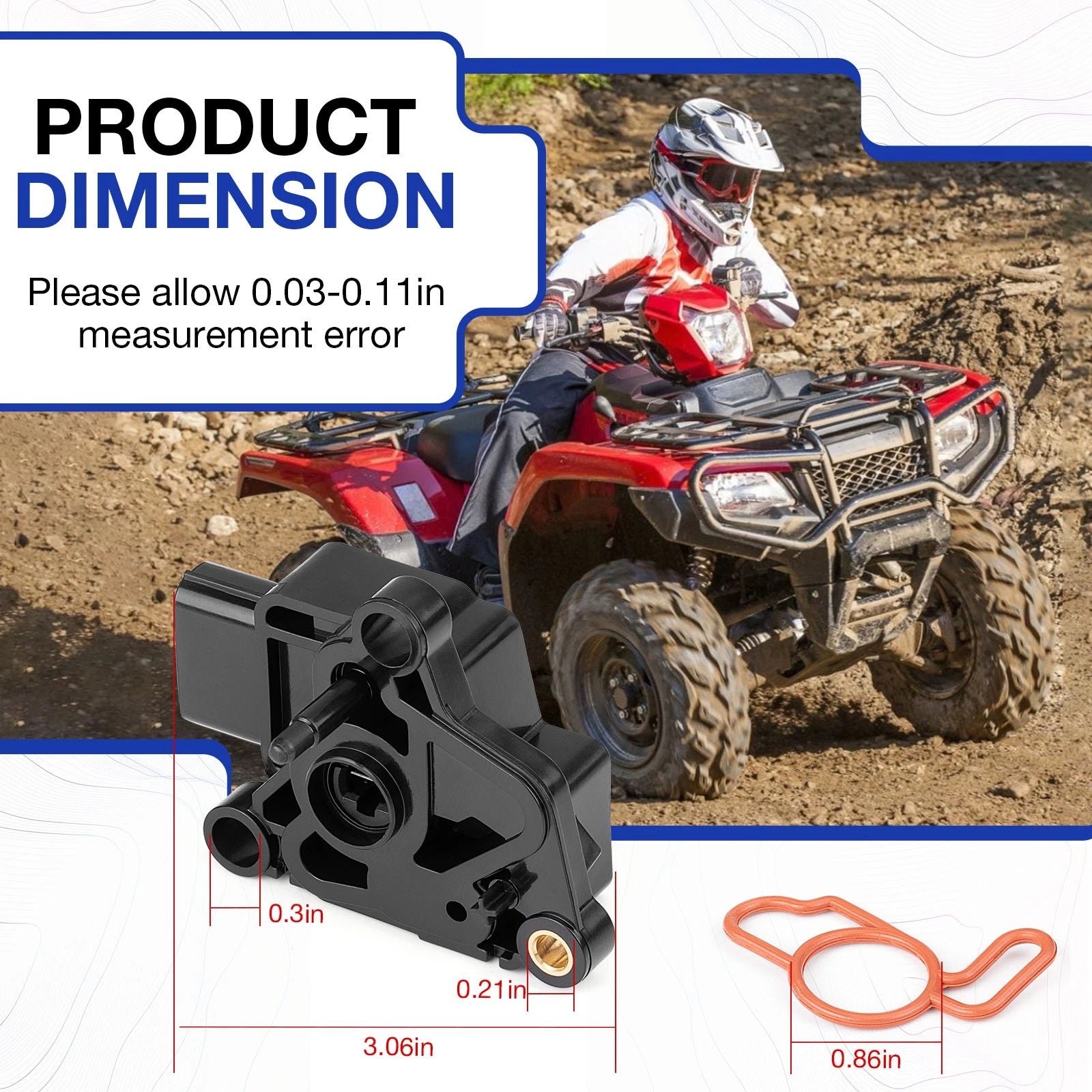 Throttle Position Sensor for Honda Rincon 680 TRX680FA (2015-2023)